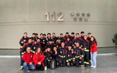 Alumnos de FP Vigiles visitan el centro 112